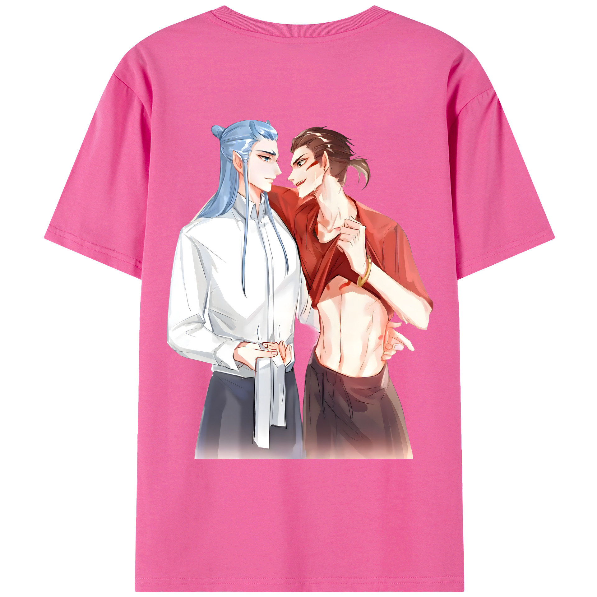 （画像用） Ne Zha 2 ナタ 魔童の大暴れ レディース半袖Tシャツ(バックプリント)